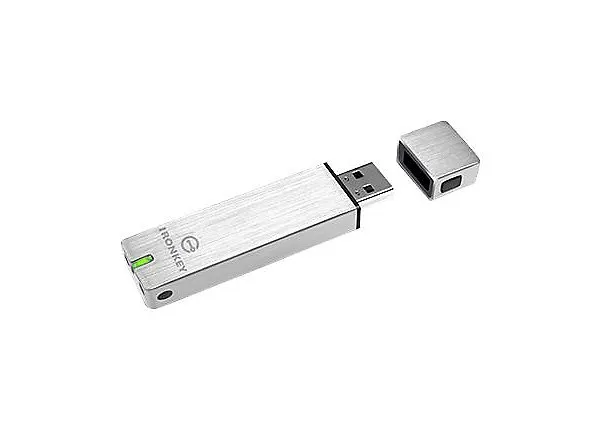 Kingston IronKey Basic S250 USB 2.0 32 Gt -muistitikku, hopea