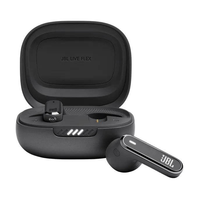 JBL Live Flex Wireless Earbuds, Black
