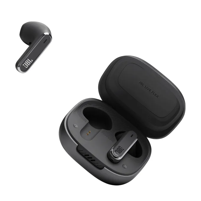 JBL Live Flex Wireless Earbuds, Black