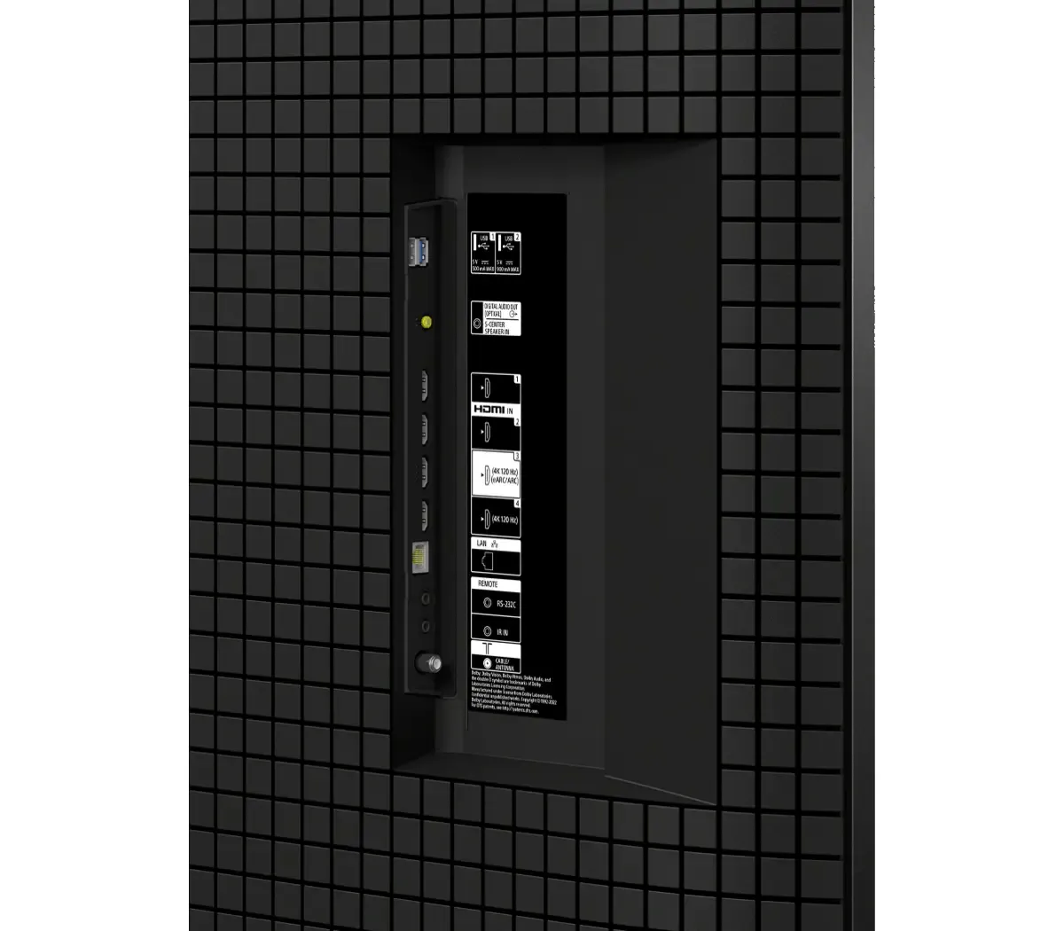 Sony Bravia 7 XR70P 65" 4K Mini LED Google TV, 120Hz, HDR10, Dolby Vision