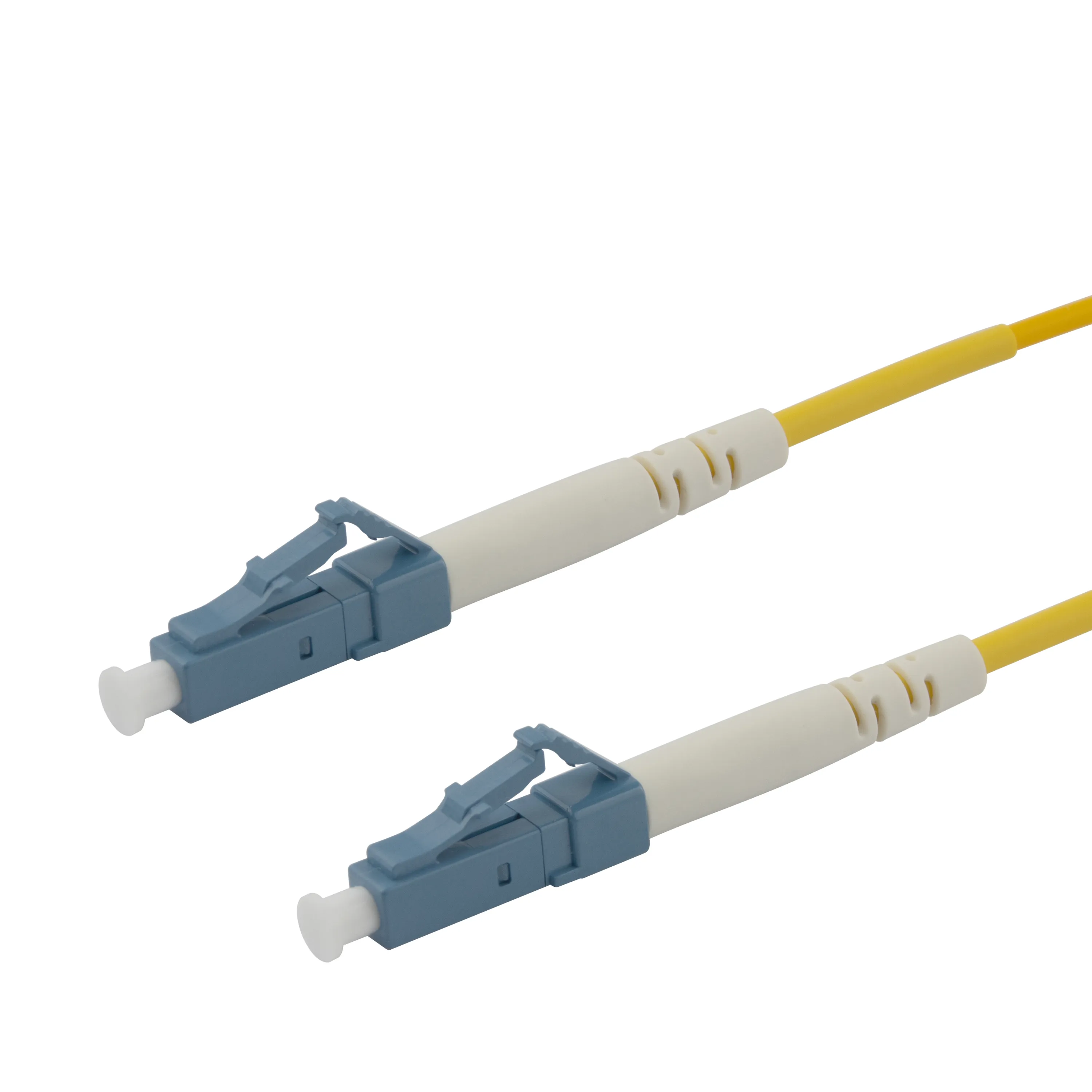 Deltaco OS2 LSZH LC-LC 1.5m fiberkabel, gul