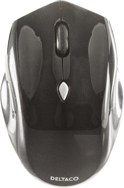 DELTACO optinen minihiiri, 2 painiketta + rulla, 1000 DPI, USB, mu/sin