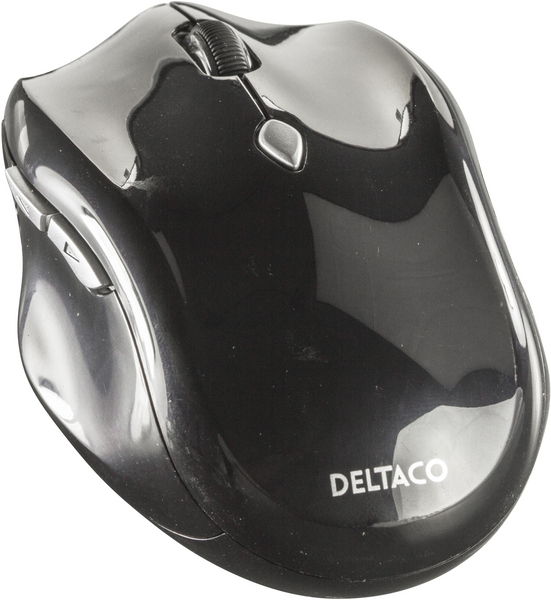 DELTACO optinen minihiiri, 2 painiketta + rulla, 1000 DPI, USB, mu/sin