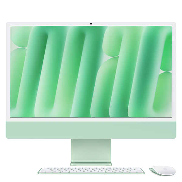 Apple iMac 24" (M4 8C / 8C), 16 Gt, 256 Gt, MacOS - All-in-one, Vihre&auml;