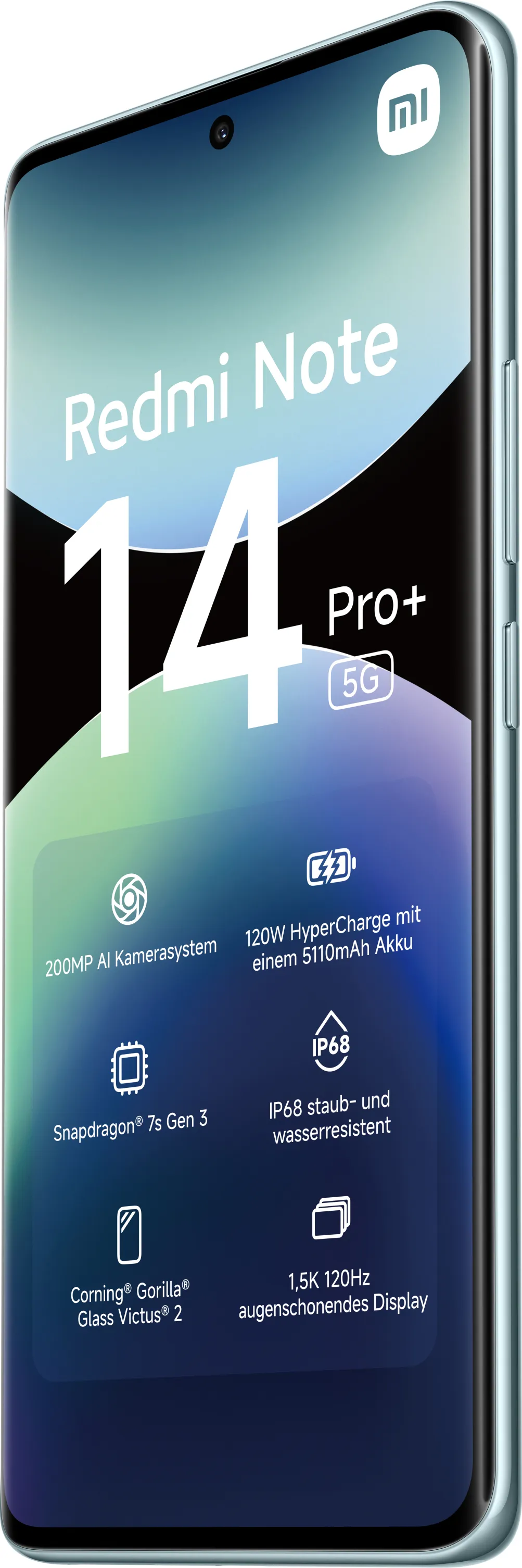 Xiaomi Redmi Note 14 Pro+ 5G 8/256GB, Andoird - mobile phone. Blue