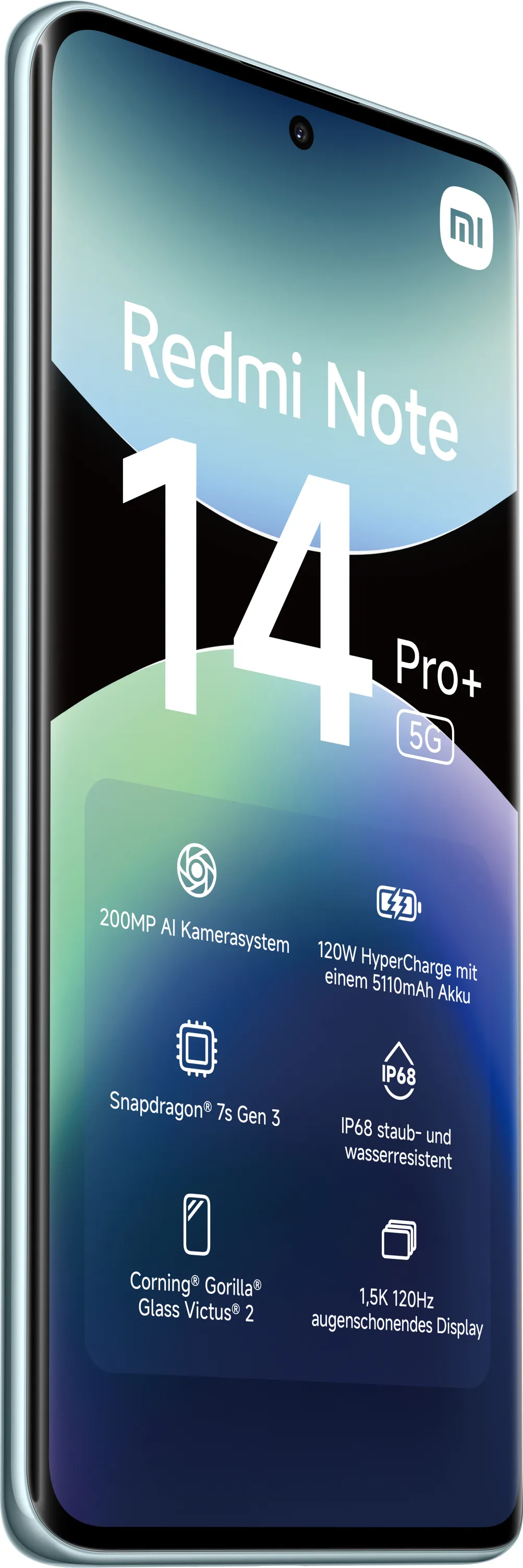 Xiaomi Redmi Note 14 Pro+ 5G 8/256GB, Andoird - mobile phone. Blue