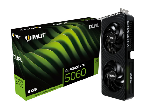 Palit GeForce RTX 5060 Dual 8 Gt -n&auml;yt&ouml;nohjain