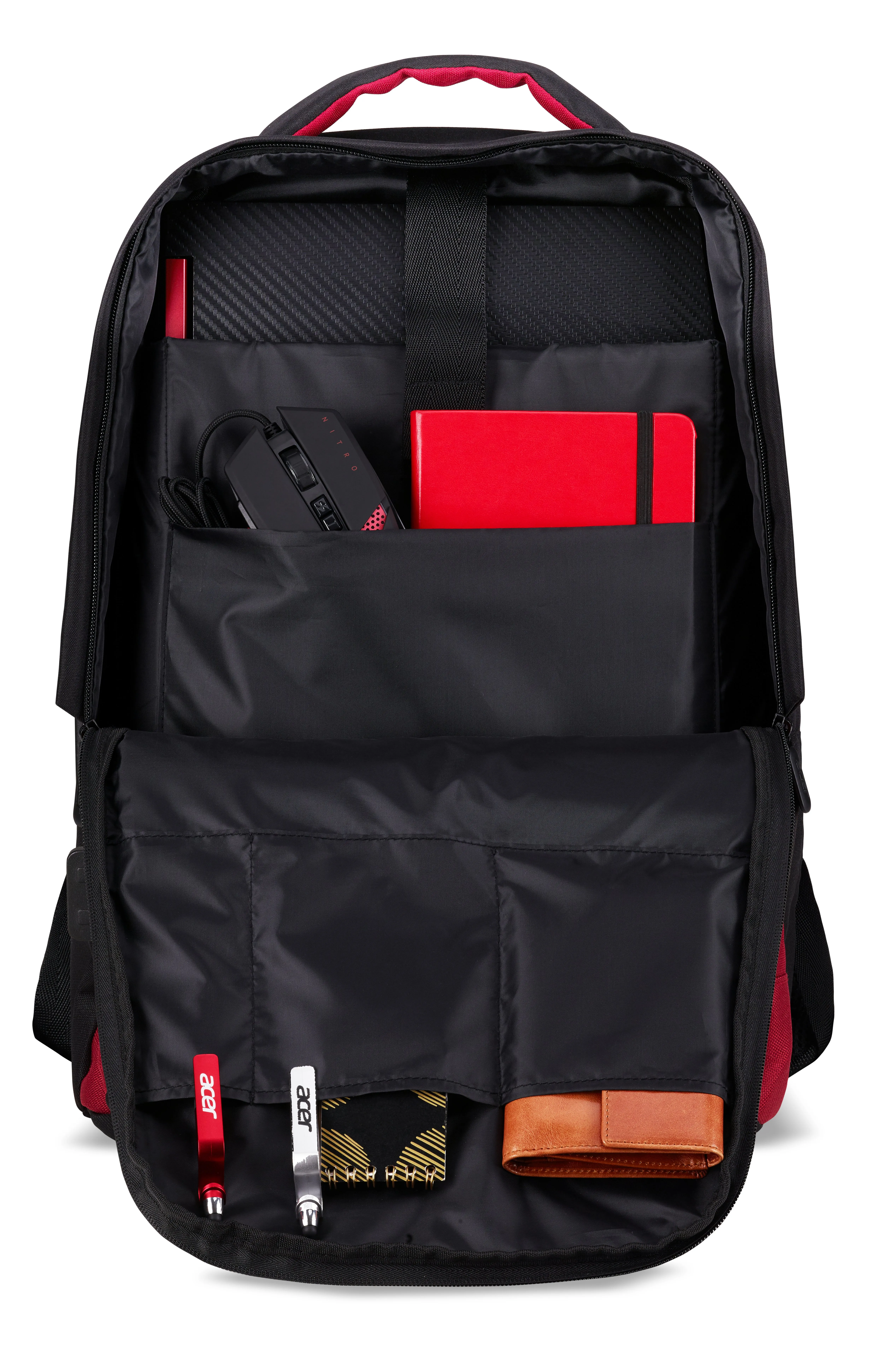 ACER NITRO Gaming Backpack - 15.6inch - Red/Black