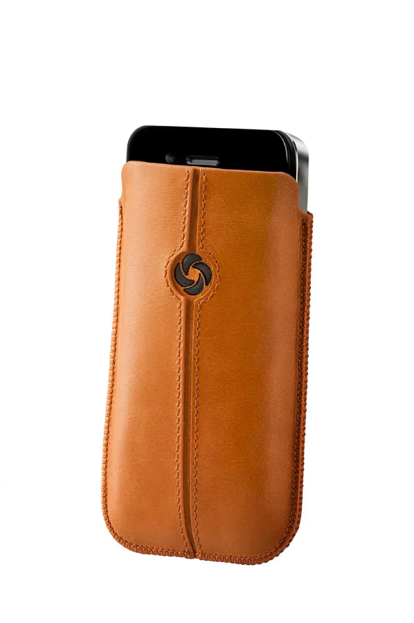 SAMSONITE Mobile Phone Sleeve Dezir, Le ather, M, Orange