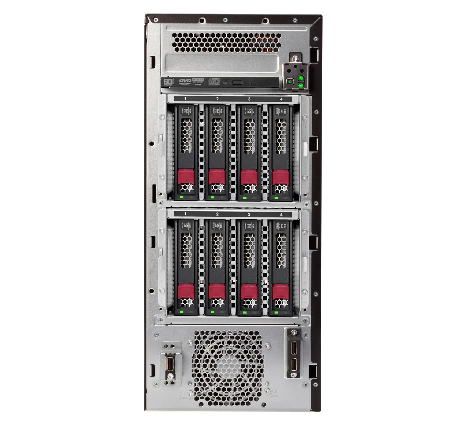 HPE ProLiant ML110 Gen10 - Palvelin - torni - 4.5U - 1-tie - 1 x Xeon Bronze 3206R / 1.9 GHz - RAM 16 Gt - SATA - pikavaihto 3.5" - ei kiintolevyä - GigE - moni