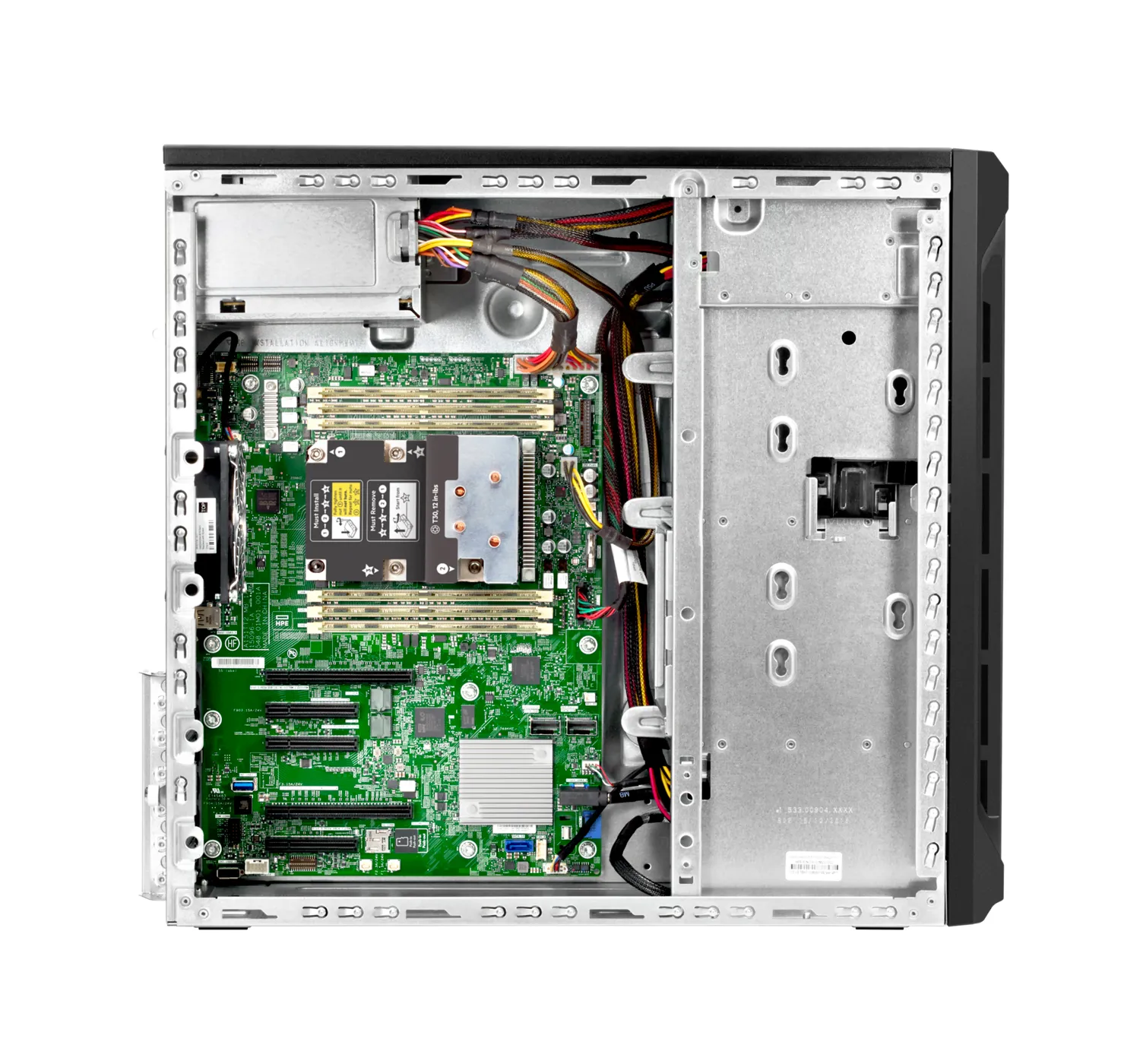 HPE ProLiant ML110 Gen10 - Palvelin - torni - 4.5U - 1-tie - 1 x Xeon Bronze 3206R / 1.9 GHz - RAM 16 Gt - SATA - pikavaihto 3.5" - ei kiintolevyä - GigE - moni