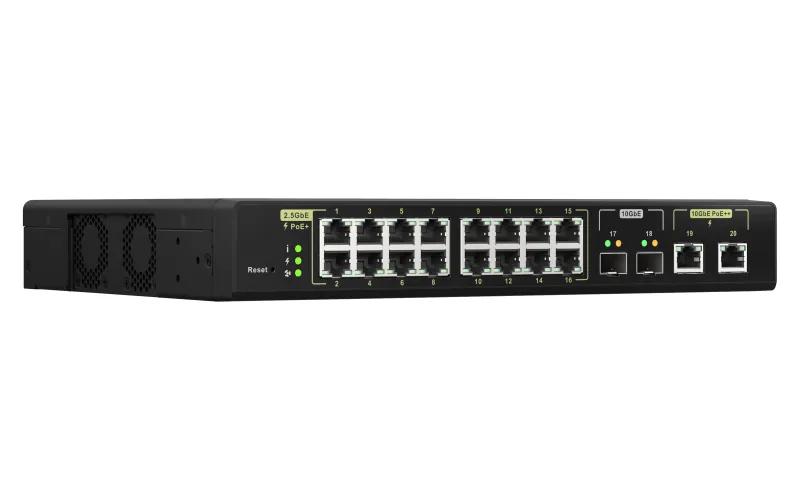 QNAP QSW-M2116P-2T2S 8port 2.5Gbps 2port 10Gbps SFP+ web managed switch