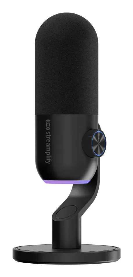 Streamplify MIC Mini, USB, kondensaattori -mikrofoni, musta