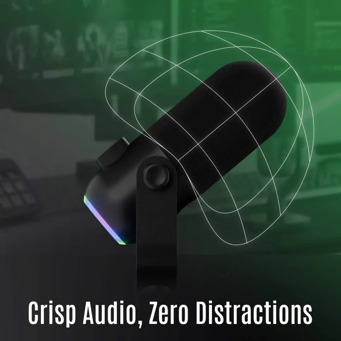 Streamplify MIC Mini, USB, kondensaattori -mikrofoni, musta