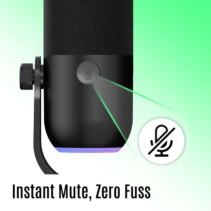 Streamplify MIC Mini, USB, kondensaattori -mikrofoni, musta