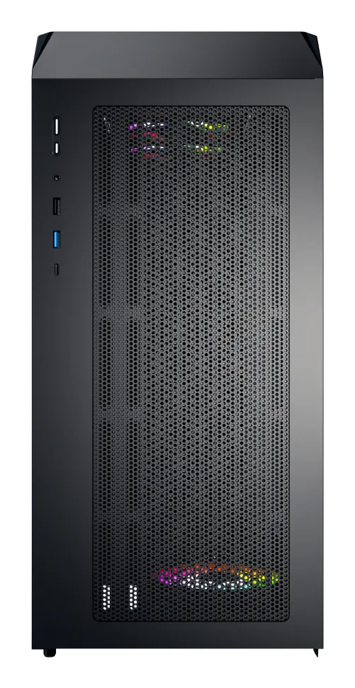 MONTECH X5M Micro-ATX Case with RGB lighting, Black