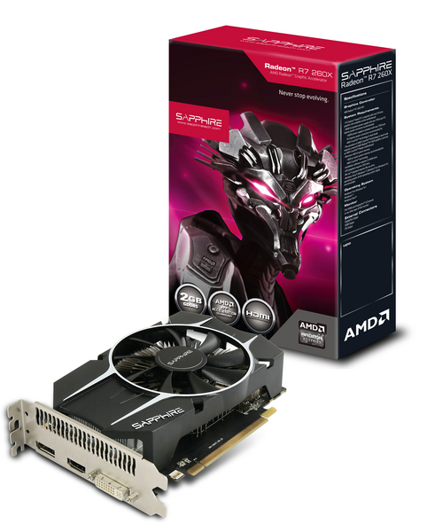 Sapphire R7 260X 2GB OC GDDR5, Lite retail