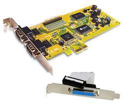 SUNIX PCI-E/ 2XRS232+1XLPT CARD 32FIFOS