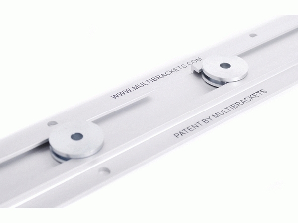 Multibrackets Wallmount Silver Super Slim Large Universal