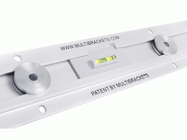 Multibrackets Wallmount Silver Super Slim Large Universal
