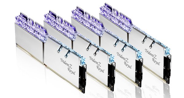 G.SKILL Trident Z Royal RGB 256 Gt (8 x 32 Gt) DDR4 2666 MHz, CL19 -muisti, hopea (XMP)