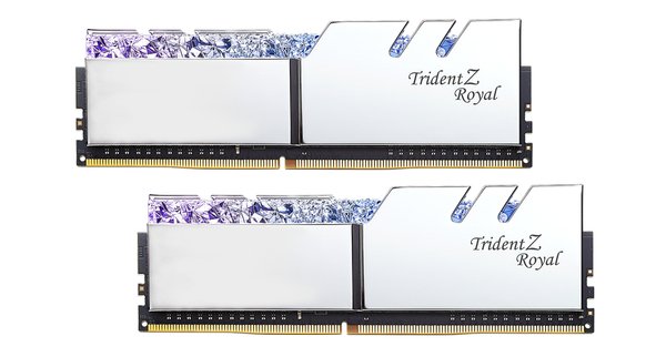 G.SKILL Trident Z Royal RGB 256 Gt (8 x 32 Gt) DDR4 2666 MHz, CL19 -muisti, hopea (XMP)