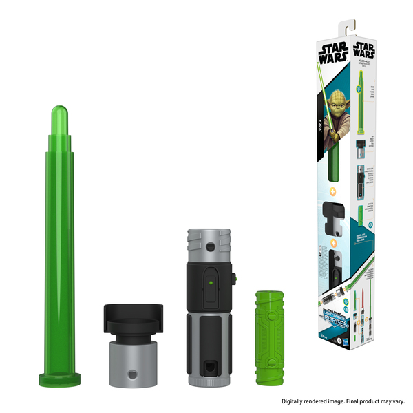 Star Wars Lightsaber Forge Extendable Lightsaber Yoda Electronic Green Lightsaber