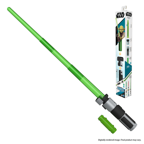Star Wars Lightsaber Forge Extendable Lightsaber Yoda Electronic Green Lightsaber
