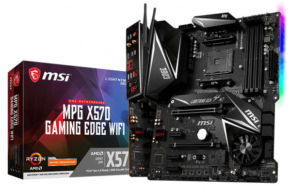 MSI X570 MPG Gaming Edge Wi-Fi ATX - moderkort