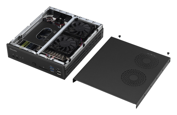 Shuttle XPC DH110 Slim Barebone, Intel H110, S1151, musta
