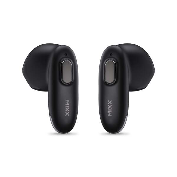 MIXX StreamBuds Hybrid Charge 2 Wireless Earbuds, Black