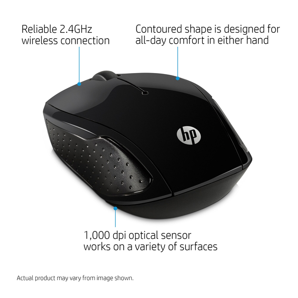 200 Black Wireless Mouse