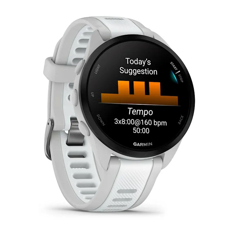 Garmin Forerunner 165 Music - tr&auml;ningsklocka, M&ouml;rkgr&aring; / Ljusgr&aring;