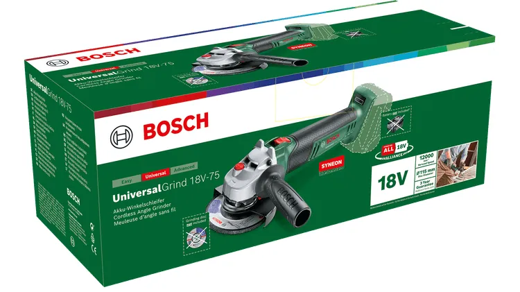 Bosch UniversalGrind 18V-75 115mm - angle grinder