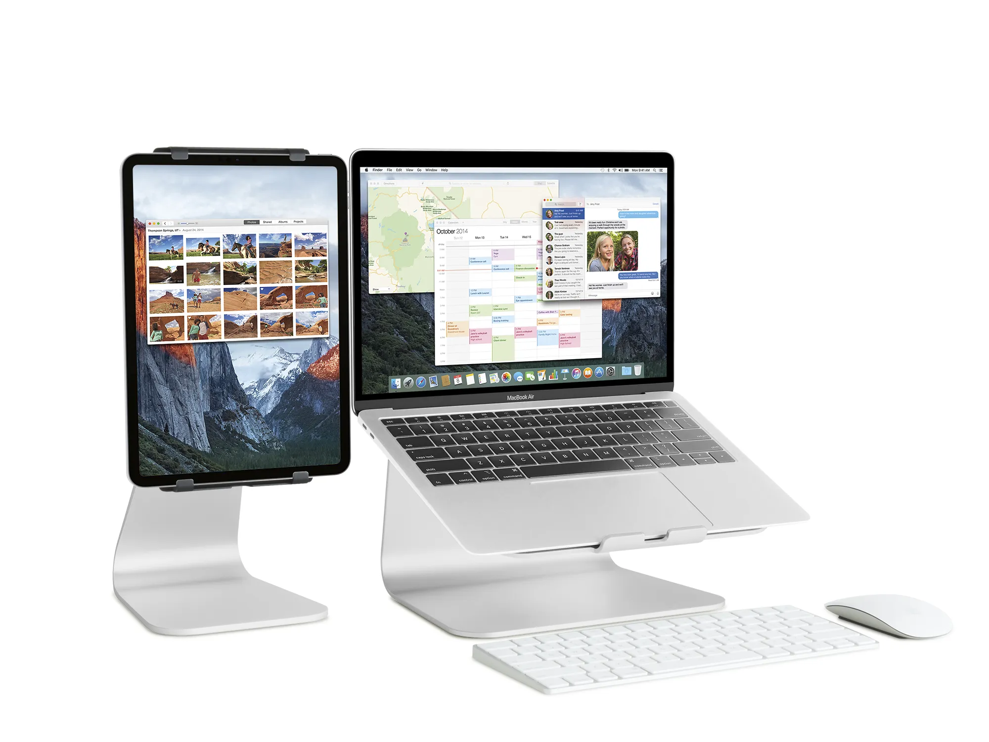 mStand Laptop Stand, Silver
