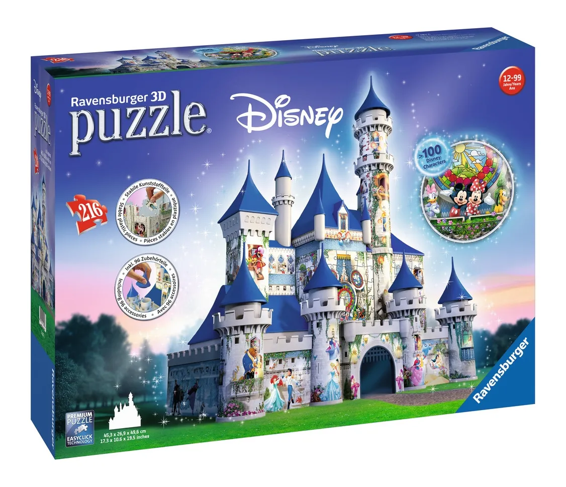 Ravensburger Disney Castle 3D - puzzle, 216 pcs
