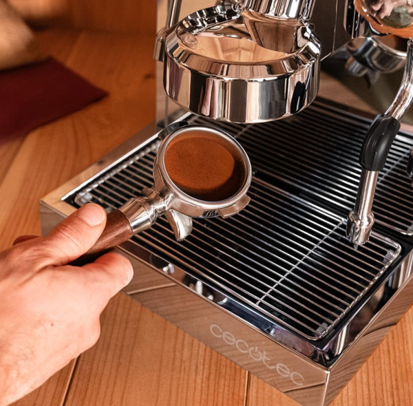 CECOTEC Baristeo Classic Manual Espresso Machine, Stainless Steel