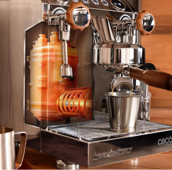 CECOTEC Baristeo Classic Manual Espresso Machine, Stainless Steel