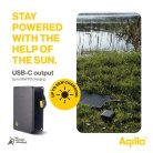Aqiila Sunbird P56 - Vikbar solpanel laddare med USB-C port