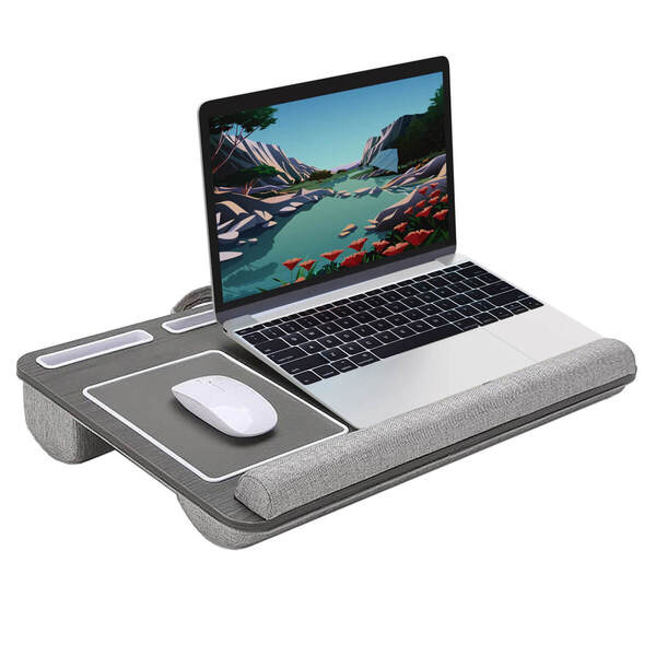 Desire2 - laptopställ för knät, vänsterhänt, grå