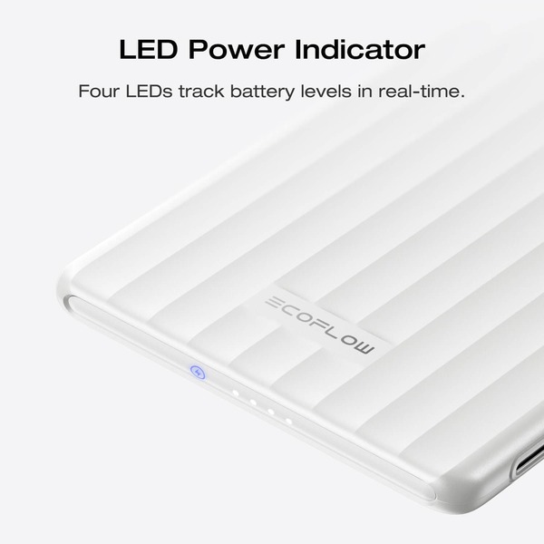 EcoFlow RAPID Mag Power Bank 5KmAh 7.5W, Pear white