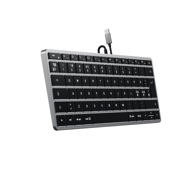 Satechi Slim W1 Keyboard, Black/Grey