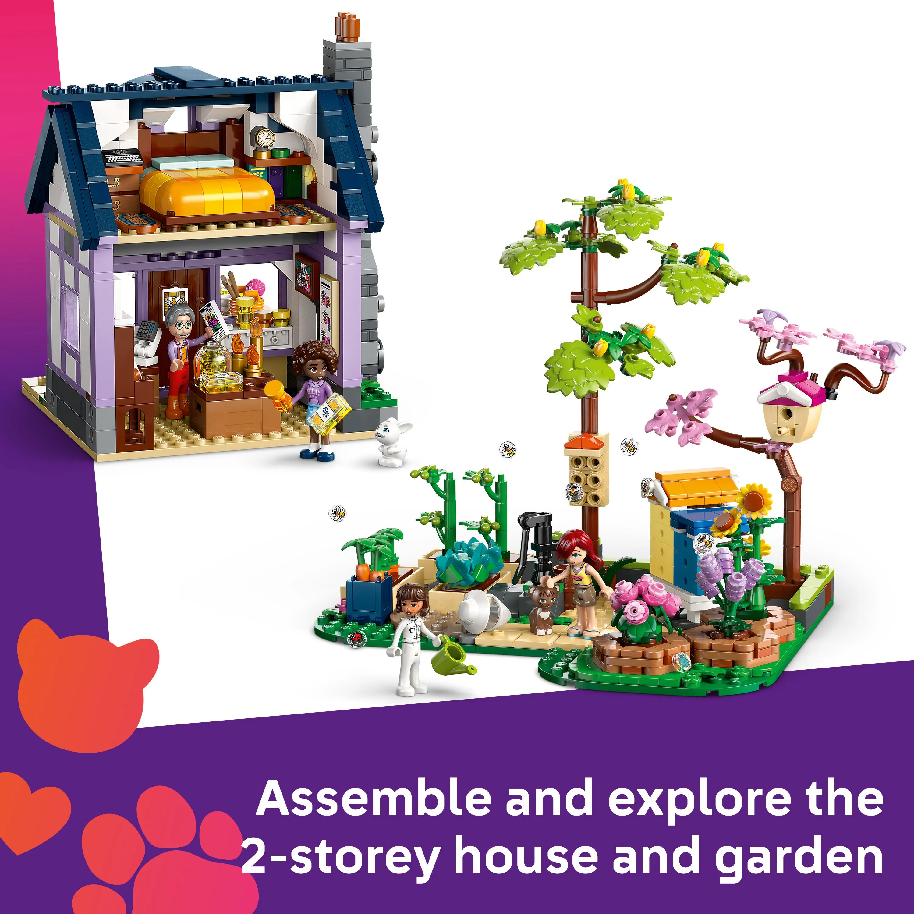 LEGO Friends Mehil&auml;ishoitajien talo ja kukkiva puutarha 42669