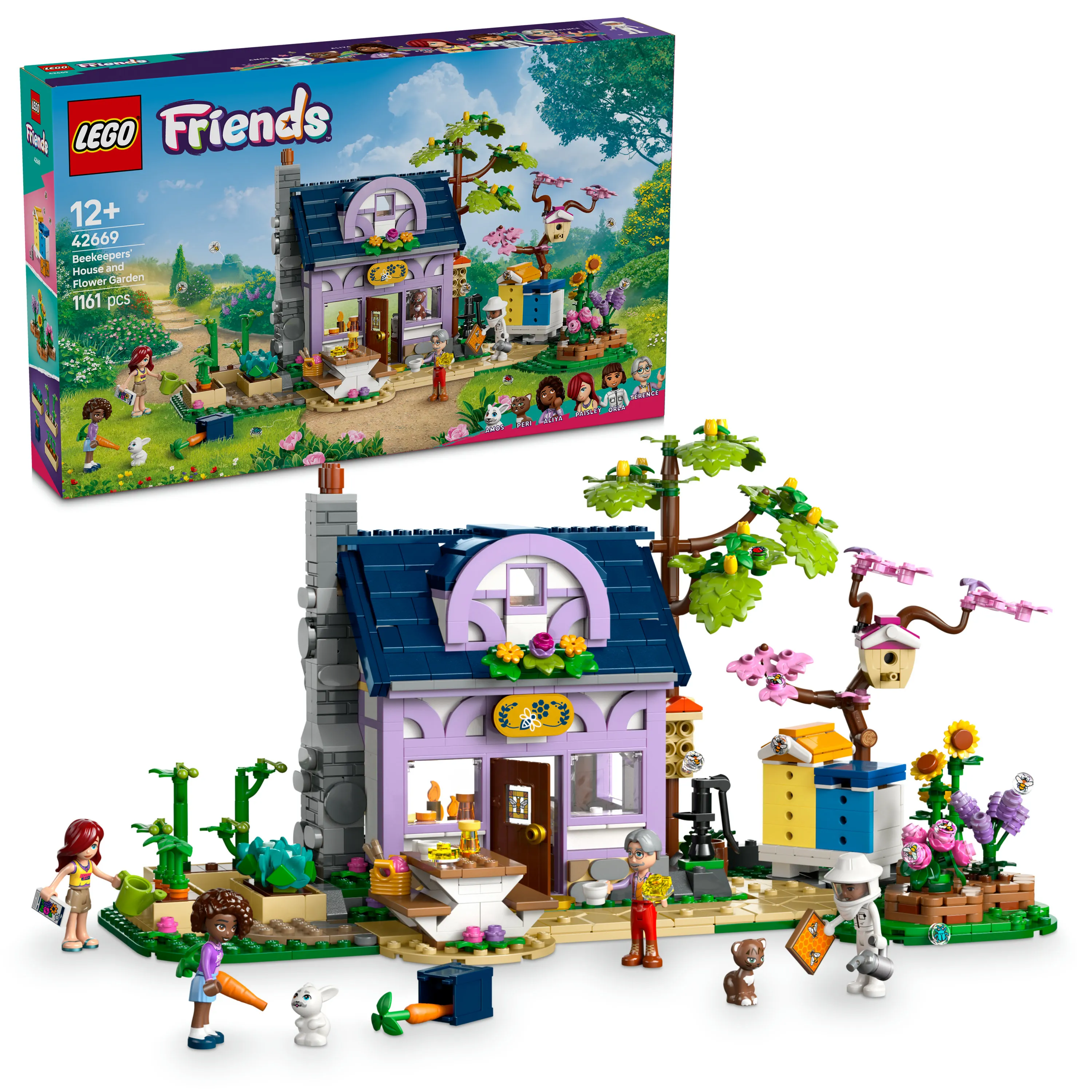 LEGO Friends Mehil&auml;ishoitajien talo ja kukkiva puutarha 42669