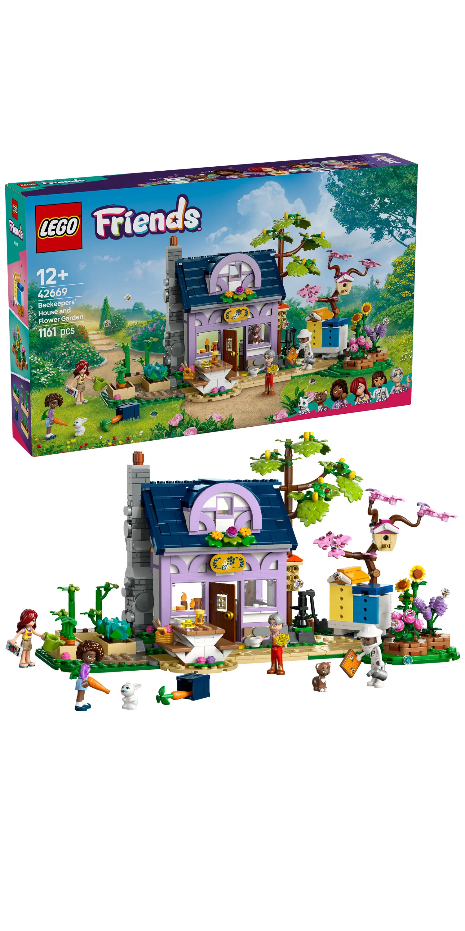 LEGO Friends Mehil&auml;ishoitajien talo ja kukkiva puutarha 42669