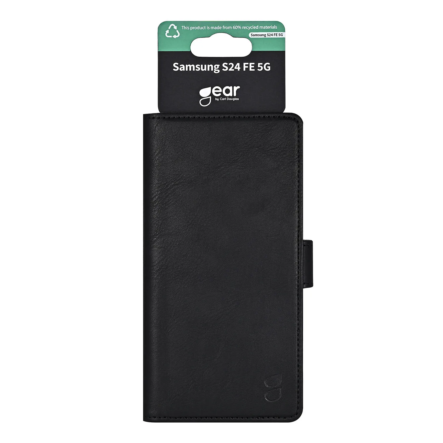 GEAR Wallet, Samsung Galaxy S24 FE -lompakkokotelo, Musta