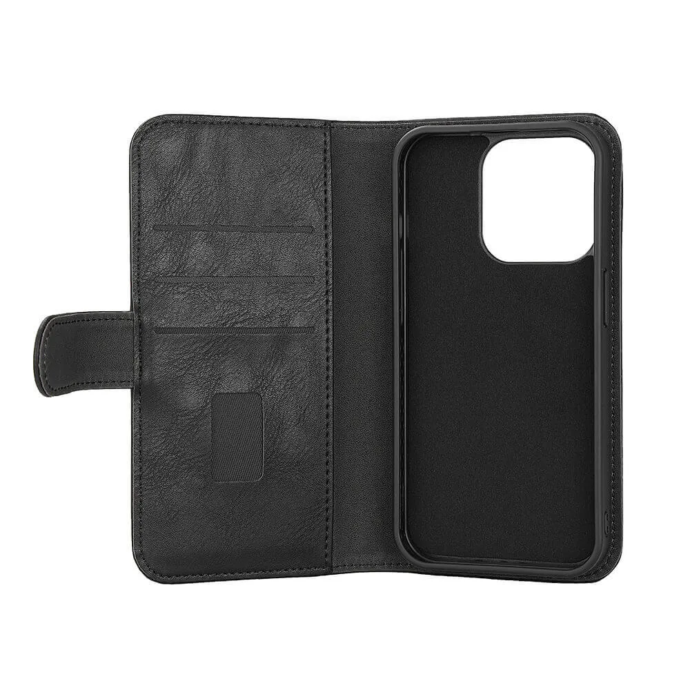 GEAR Wallet MagSeries, iPhone 15 Pro - 2-in-1 Wallet Case, Black