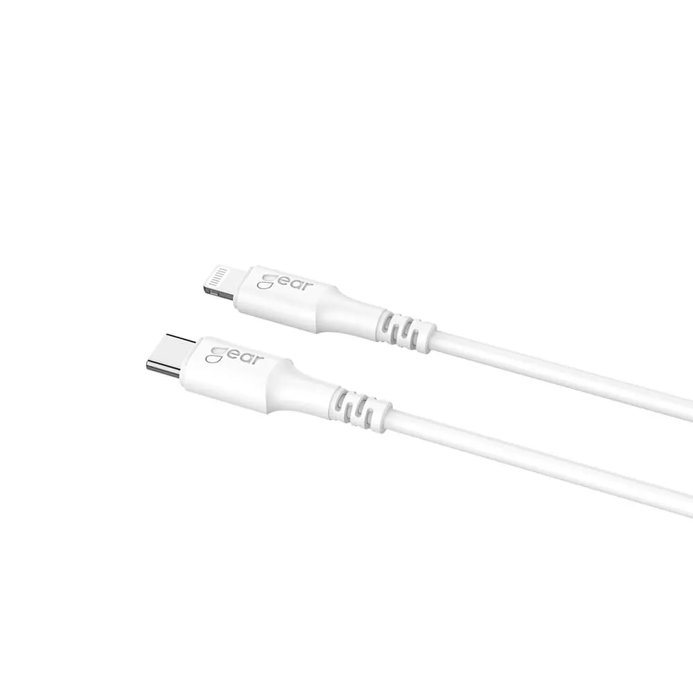 GEAR USB-C to Lightning cable, 0.5 m, White