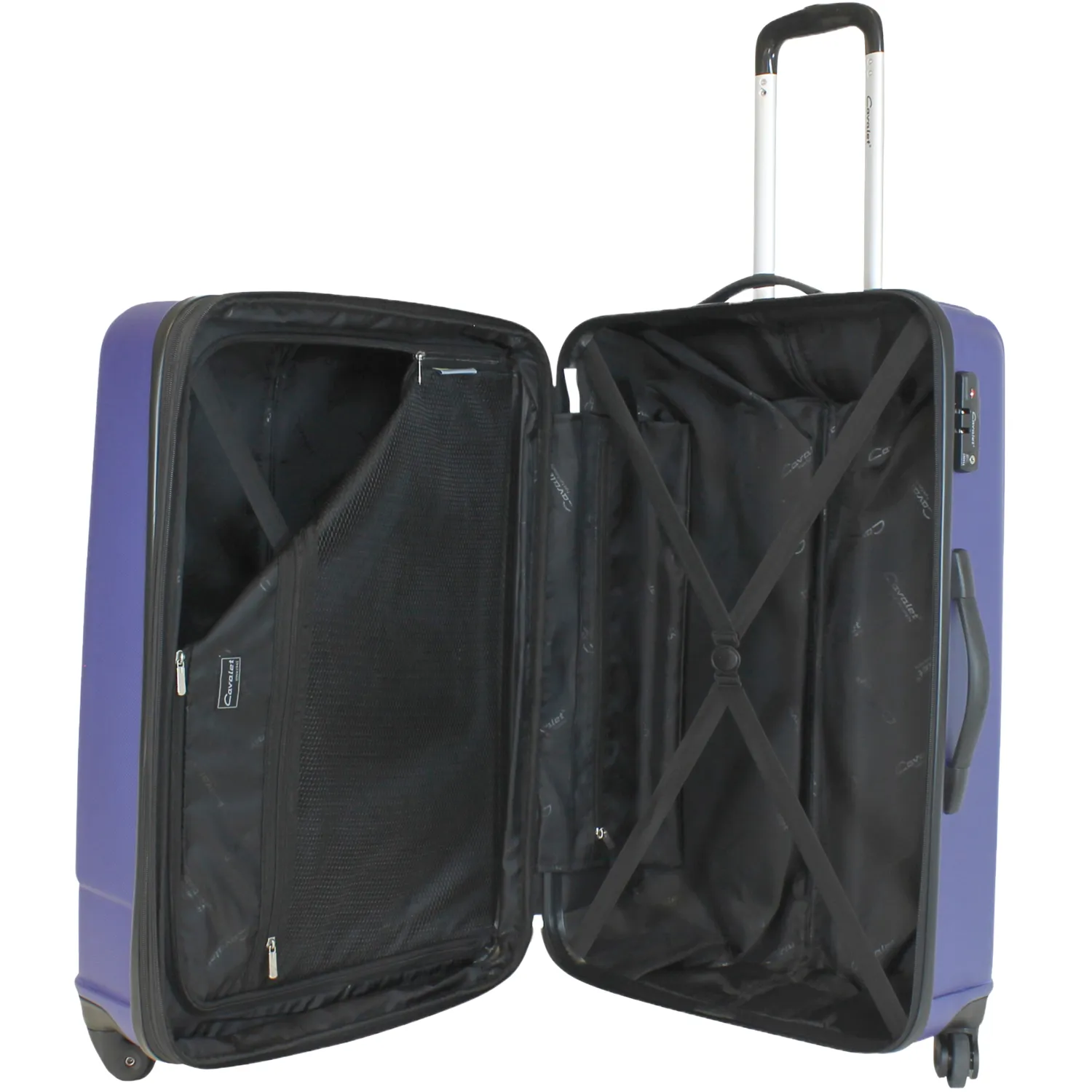 Cavalet Malibu Large - suitcase, grain blue
