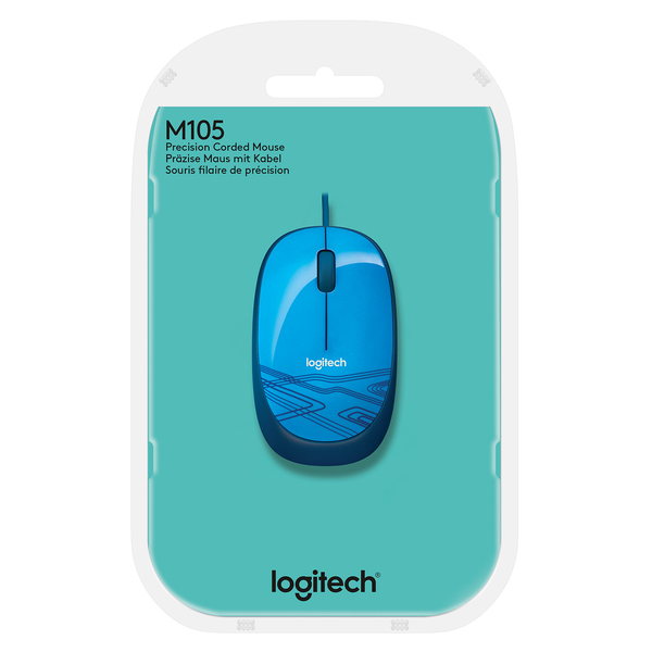 Logitech M105 -hiiri, Sininen